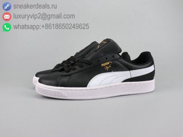 Puma Clyde CREEPER WHITE Unisex Shoes Low Black White Size 36-44